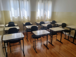 Sala para cursos e aulas em grupo